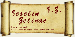 Veselin Zelinac vizit kartica
